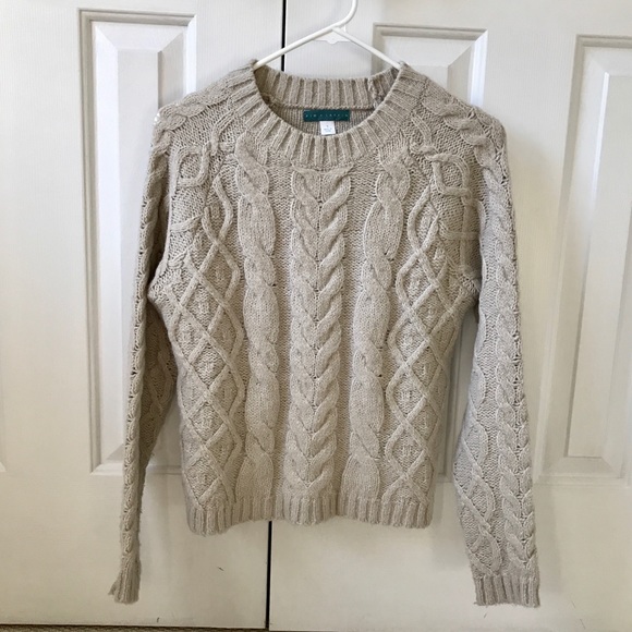 Pim + Larkin Piperlime Cable Sweater Size Small - Picture 1 of 6